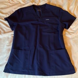 Jaanuu Navy Scrub Top